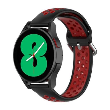EBN Sport Armbånd Samsung Galaxy Watch 4 44mm -Sort/rød