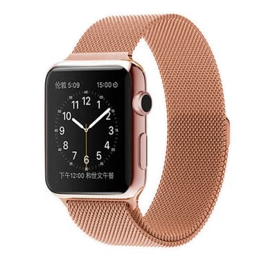 SKALO Milanese Loop Apple Watch 42/44/45/49mm - Rosa guld