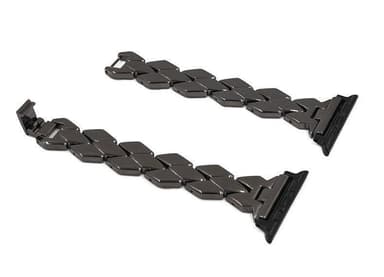 SKALO Metalarmbånd ""Braided"" Apple Watch 38/40/41mm - Rosa guld