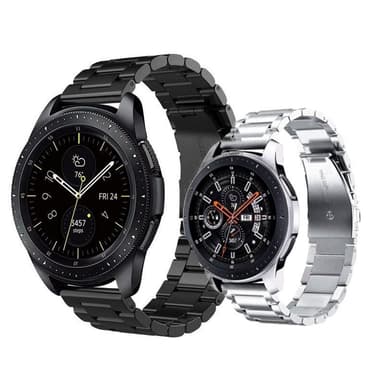 SKALO Link armbånd til Samsung Watch Active2 40mm - Sølv
