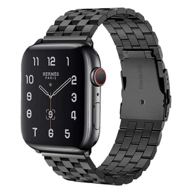 SKALO Firkantet metalarmbånd Apple Watch 38/40/41mm - Sort