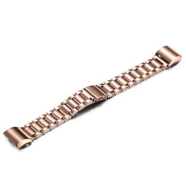 SKALO Link armbånd til Fitbit Charge 3/4 - Rosa guld