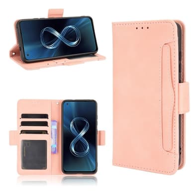 SKALO Asus Zenfone 8 6-RUM Pungetaske - Pink