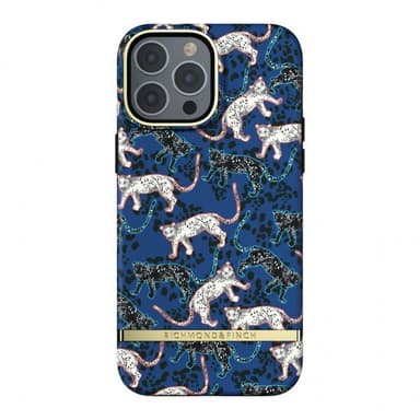 Richmond & Finch iPhone 13 Pro Max Cover Blue Leopard
