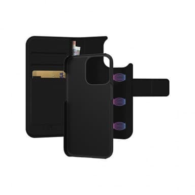 Black Rock iPhone 13 Pro Etui 2 in 1 Wallet Case Sort