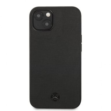 Mercedes Benz iPhone 13 Cover Metal Logo Sort