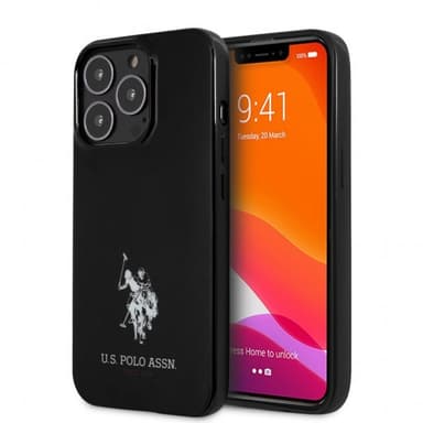 U.S. Polo iPhone 13 Pro Cover med Logo Sort