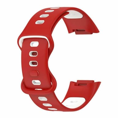 Twin Sport Armband Fitbit Charge 5 - Rød/hvid