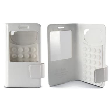 Folie Cover til Mobiltelefon KSIX 4,5" Hvid Universal