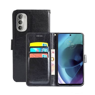 Motorola Moto G71 5G Wallet Cover 3-kort  - sort