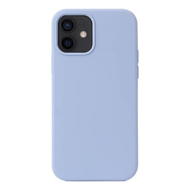 Liquid silikone cover Apple iPhone 12 - Lyseblå