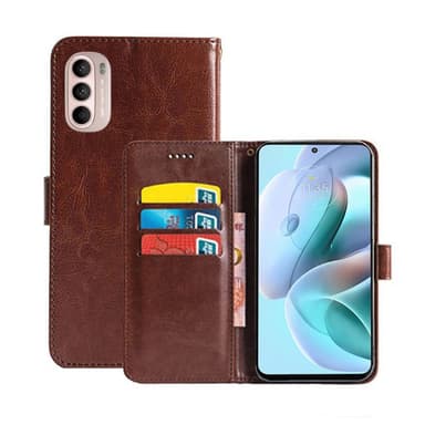Wallet Cover 3-kort Motorola Moto G41  - brun