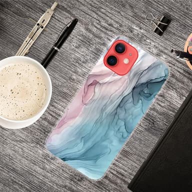 SKALO iPhone 13 Mini Marmor TPU-cover - #9