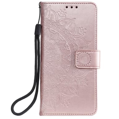 SKALO Xiaomi 11T/11T Pro Mandala Flip Cover - Rosa guld