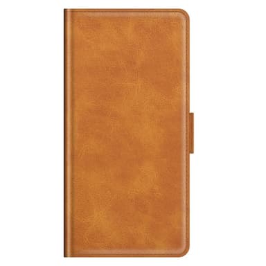 SKALO Samsung A02s / A03s Premium Wallet Flip Cover - Lys brun