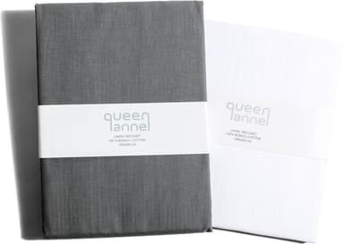 Queen Anne Lakan Vit 180X260