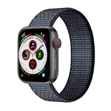 Nylon Armbånd Apple Watch 6 (40mm) - Glowing Grapes