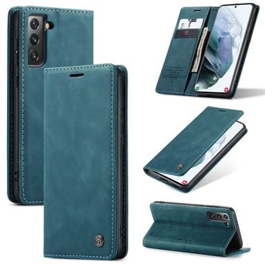 CaseMe Smart FlipCase Samsung Galaxy S22 Plus  - blå