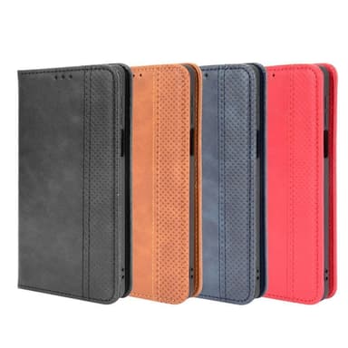Wallet Stand Flip Telefontaske til Motorola Edge 20 - Sort