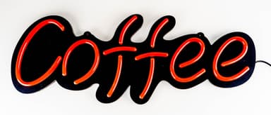 Neonskilt 60cm ""Coffee""