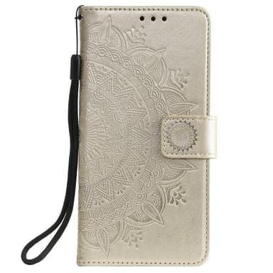 SKALO Xiaomi Mi 11 Lite Mandala Flip Cover - Guld