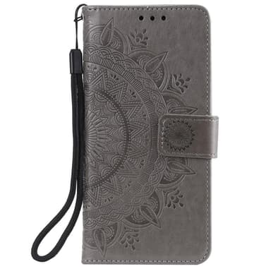 SKALO Xiaomi Mi 11 Lite Mandala Flip Cover - Grå