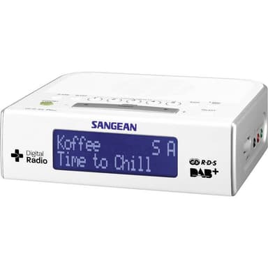 Radiovækkeur Sangean DCR-89+ DAB+, FM Hvid