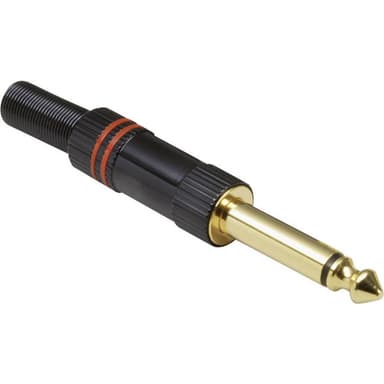 BKL Electronic 0102010 Jack-stik 6,35 mm Stik, lige