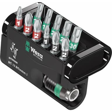 Wera Bit-Check 12 BiTorsion 1 05057420001 Bitsæt 12