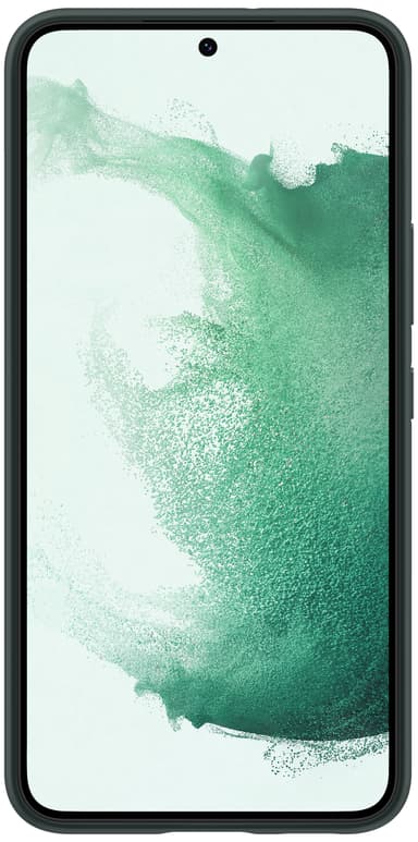 Samsung S22 silikonecover (grøn)