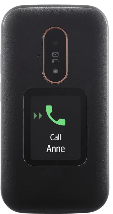 Doro 6881 mobiltelefon (sort/hvid)