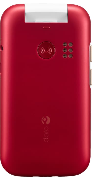 Doro 6881 mobiltelefon (rød/hvid)