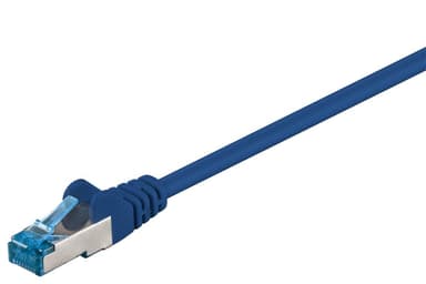 Netværkskabel CAT 6A, S/FTP (PiMF), Blå, 1,5 m