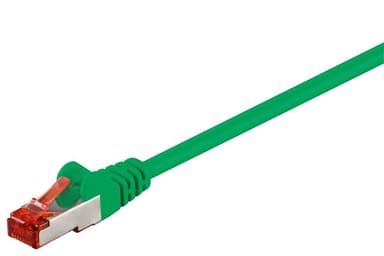 Goobay Netværkskabel CAT 6, S/FTP (PiMF), grøn, 10 m