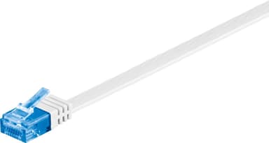 Goobay Flad netværkskabel CAT 6A, U/UTP, hvid