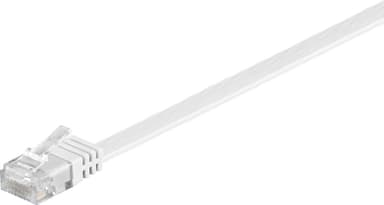 Goobay CAT 5e Fladt patchkabel, U/UTP, hvid