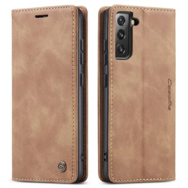 CASEME Retro Pung Taske til Samsung Galaxy S22 - Brun