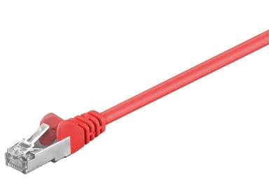 Goobay Netværkskabel CAT 5e, F/UTP, rød, 0,25 m