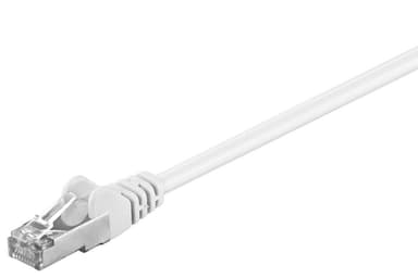 Netværkskabel CAT 5e, F/UTP, hvid, 7,5 m