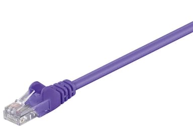 Netværkskabel CAT 5e, U/UTP, Violet, 1 m