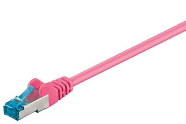 Goobay Netværkskabel CAT 6A, S/FTP (PiMF), magenta, 1,5 m
