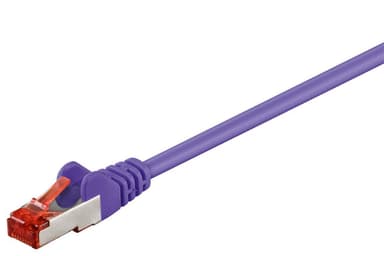 Goobay Netværkskabel CAT 6, S/FTP (PiMF), lila, 3 m