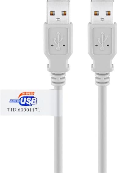 USB 2.0 höghastighetskabel med USB-certifikat