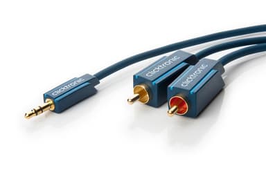 3,5 mm AUX til RCA-adapterkabel, stereo