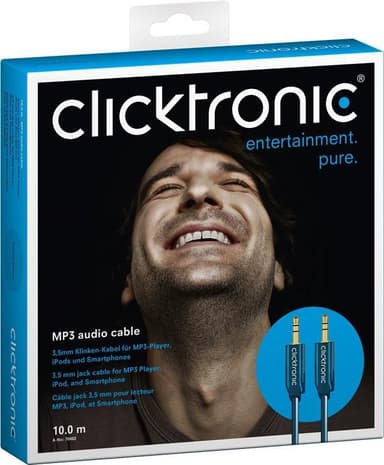 3,5 mm AUX-kabel, stereo