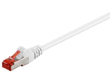 Goobay Netværkskabel CAT 6, S/FTP (PiMF), hvid, 0,25 m