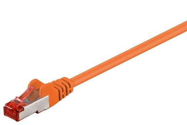 Netværkskabel CAT 6, S/FTP (PiMF), Orange, 2 m