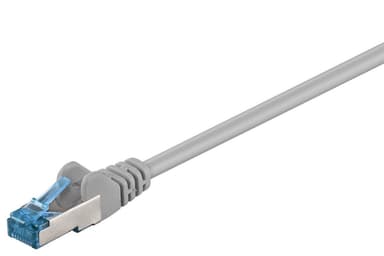 Goobay Netværkskabel CAT 6A, S/FTP (PiMF), grå, 1 m
