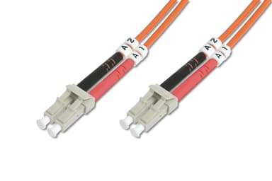 Digitus Patch Cord FO, duplex, LC til LC MM OM2 50/125 µ, 1 m