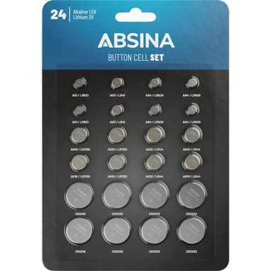 Absina 401008 Knapcelle-sæt 1 stk